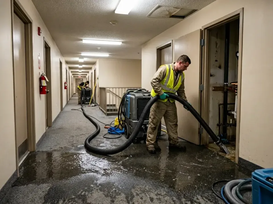 multi-unit-apartment-hallway-f-005 — frequently asked questions, Emergency Burst Pipe Water Extraction & Removal in Vista, CA